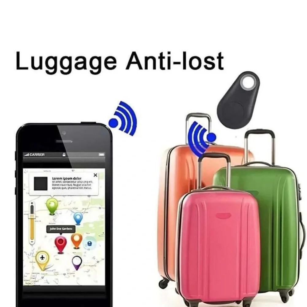 Mini GPS Tracker for Keys, Kids, Pets, and Vehicles – Real-Time Tracking Device